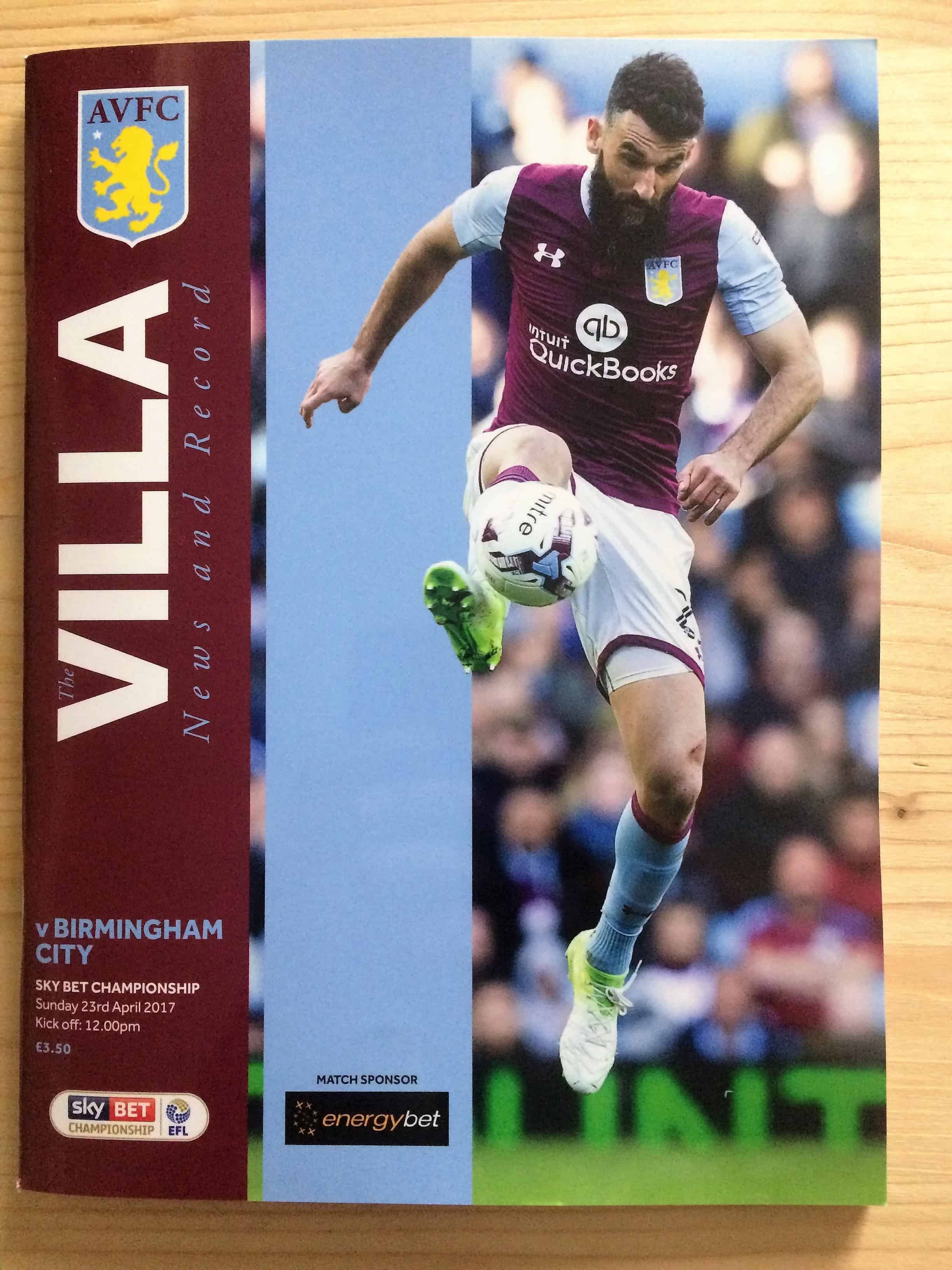 Aston Villa FC v Birmingham City FC